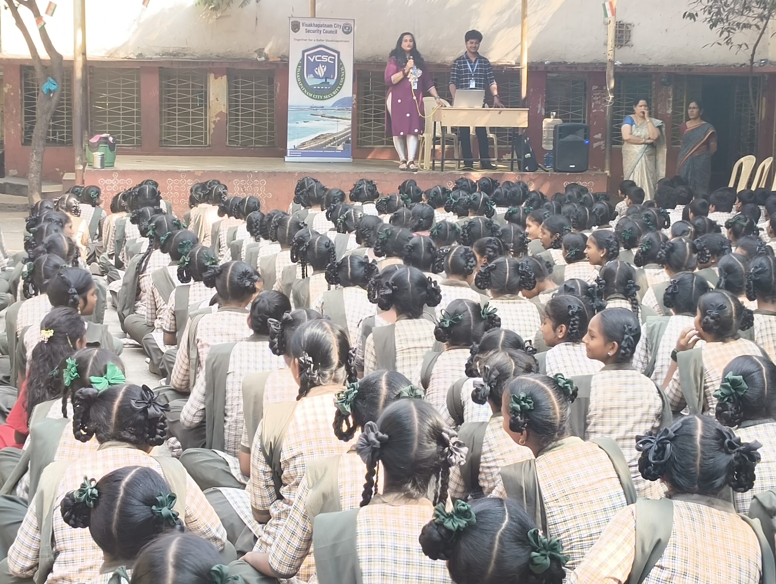 Students participating in Cyber Security Awareness Session