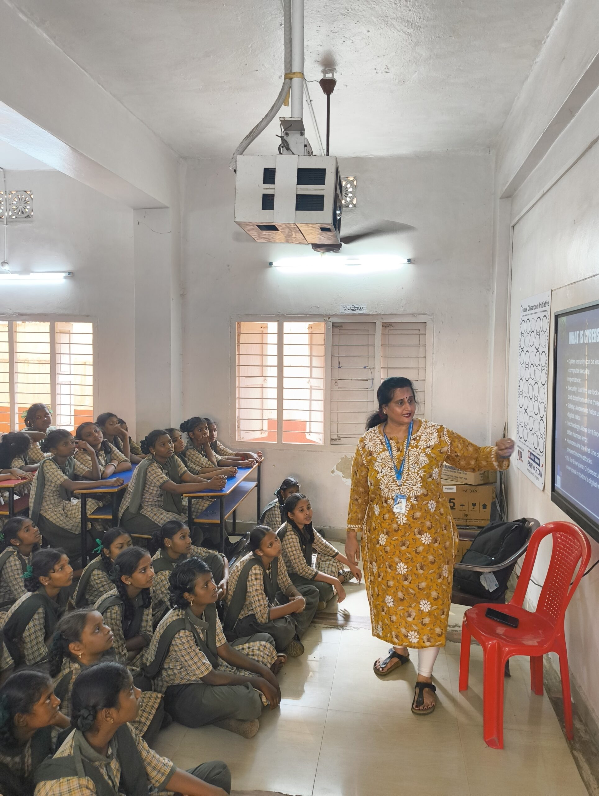 Cyber Security Awareness Session at KDPM School, Visakhapatnam