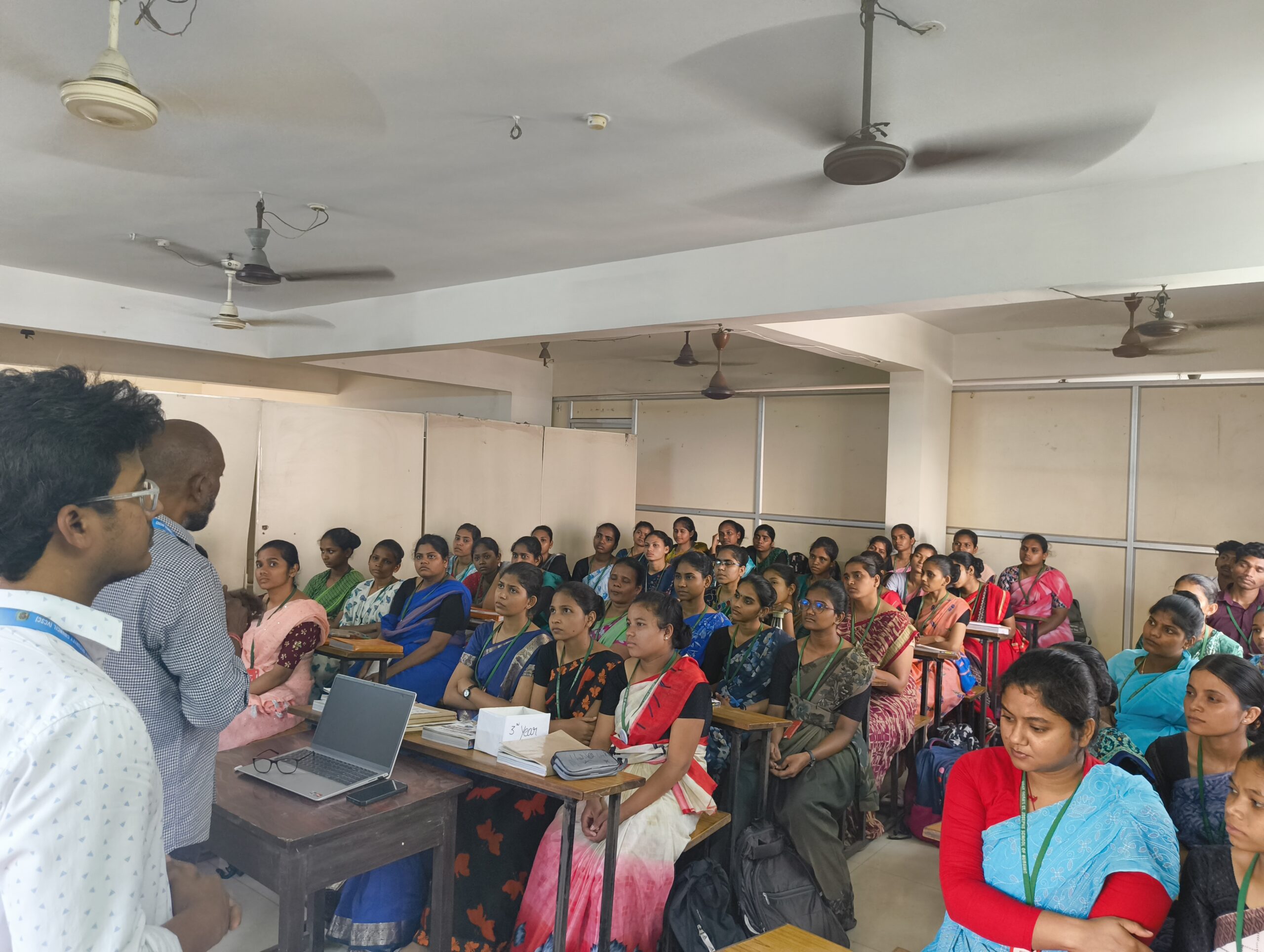 Students during Cyber Security Awareness Program