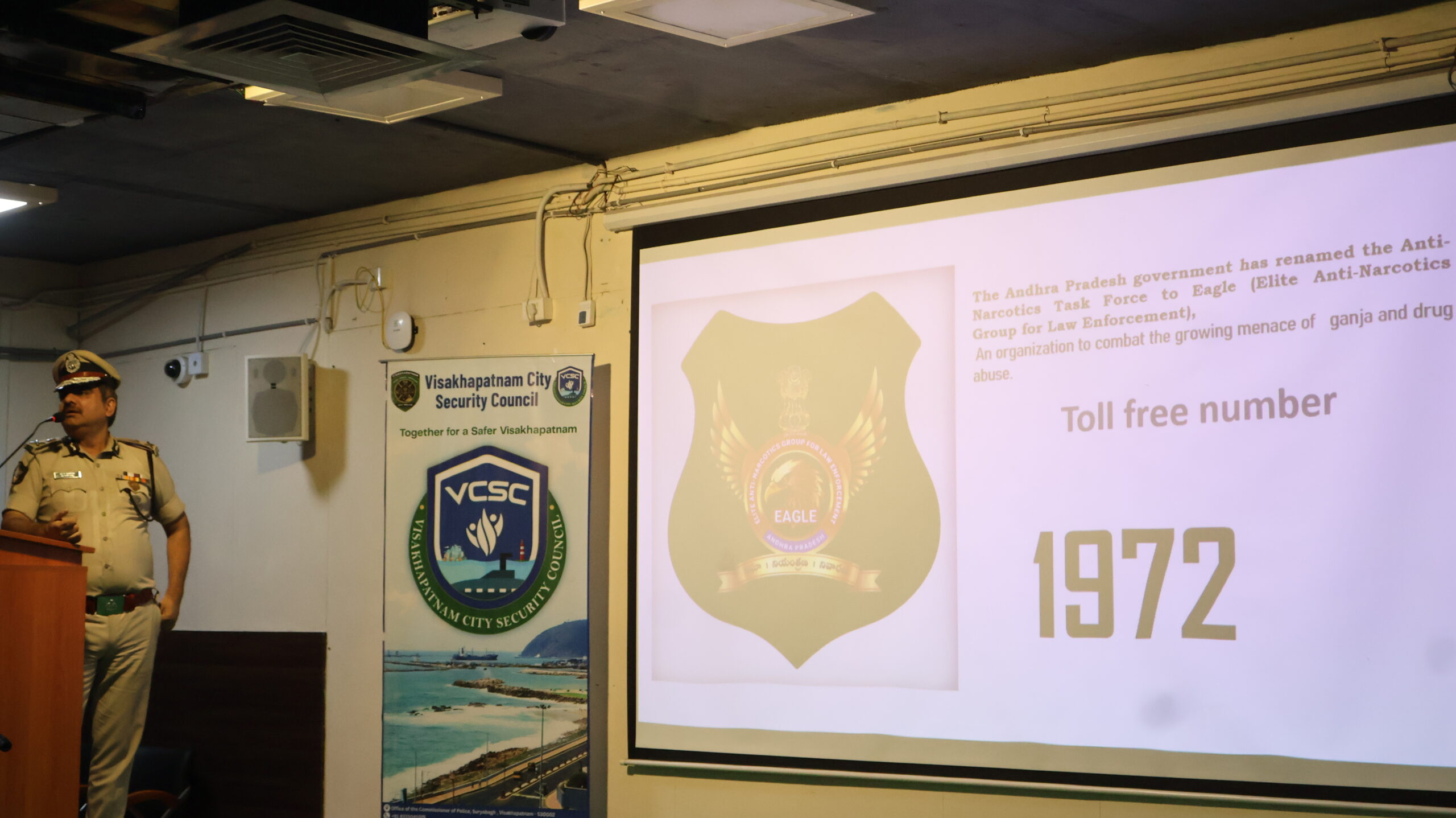 Anti-Narcotics Awareness Session in progress