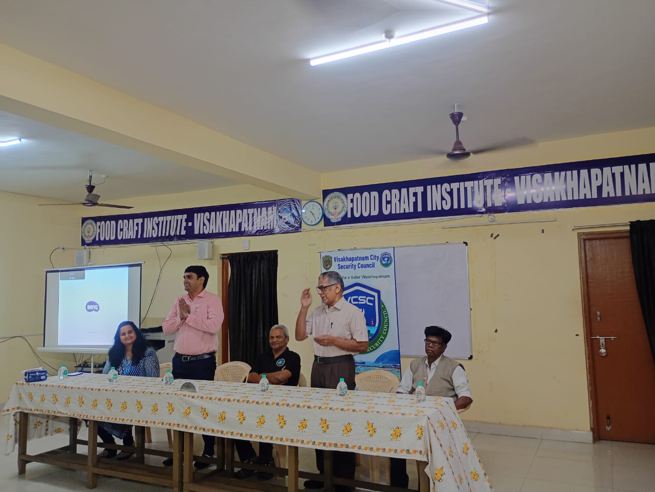 Shri Pavan Kartheek interacting with students