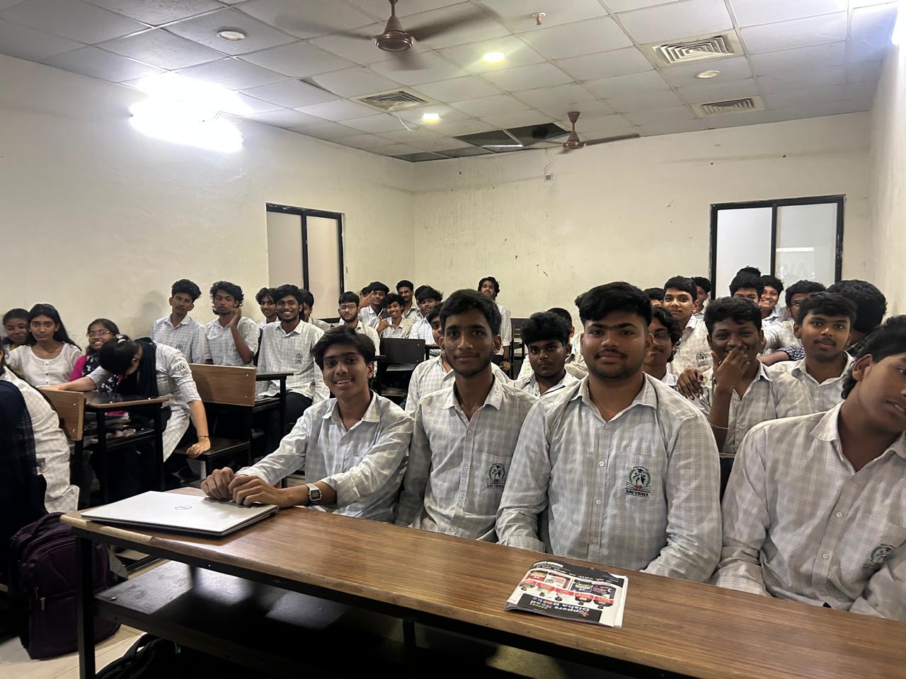 Mrs. Seema Sikri conducting Anti-Narcotics Session at Sri Viswa IIT